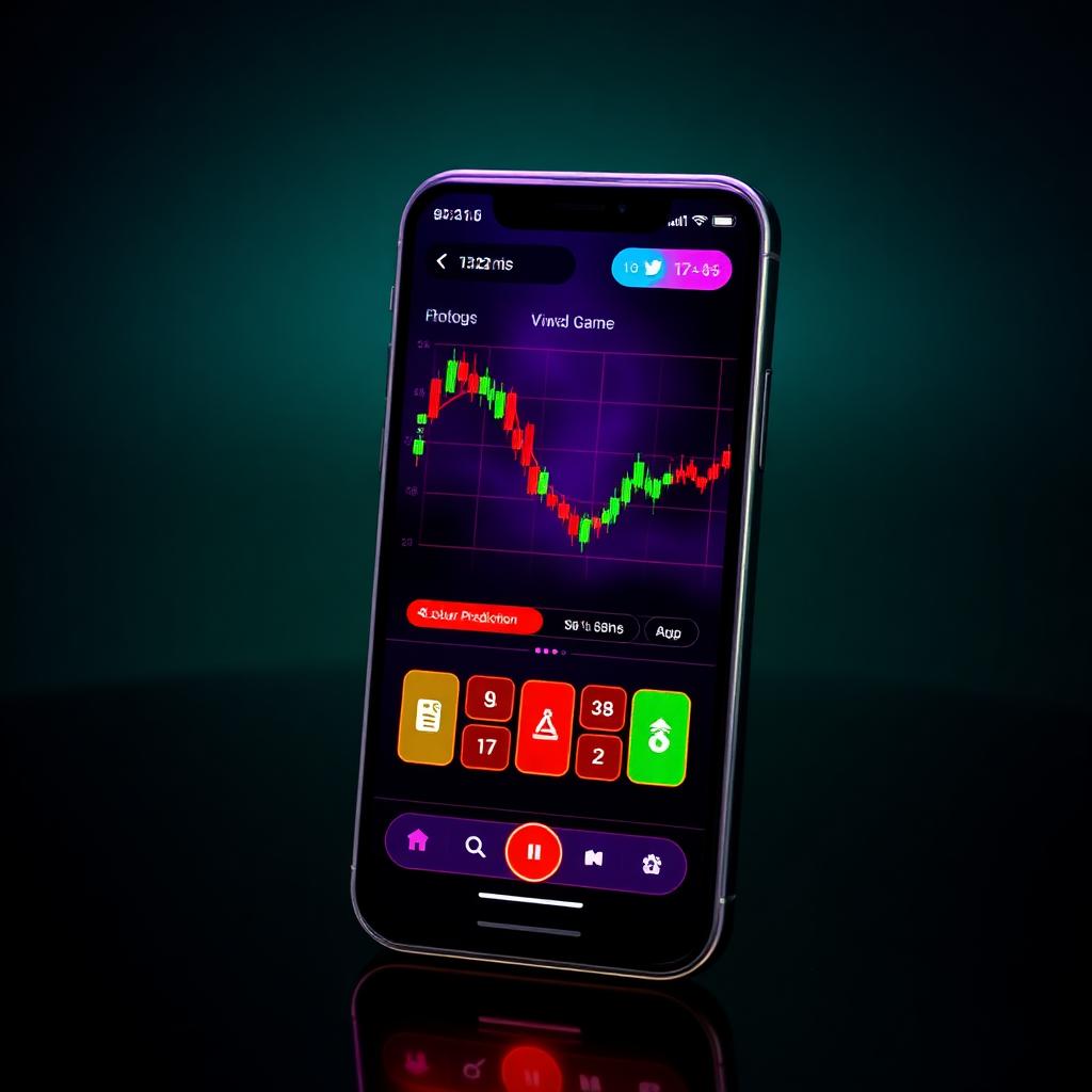 YaarWin colour prediction trading game on mobile phone